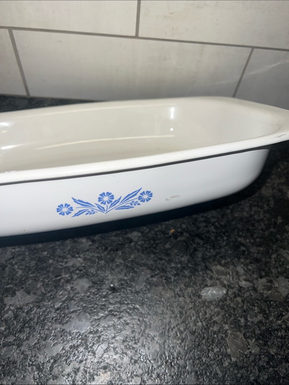 P-21 Corningware Roaster in cornflower blue. Lightly used. Bake, Roast. Holidays